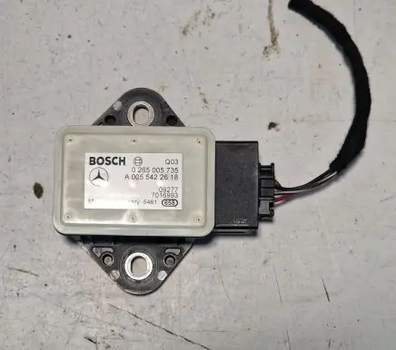 Mercedes-Benz E W212 ESP acceleration yaw rate sensor 0055422618 0265005735 7016993