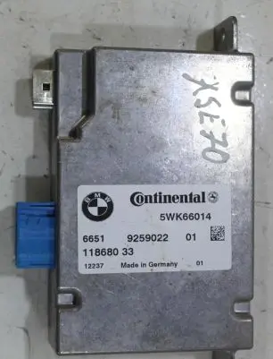 BMW X5 E70 Trunk lid opening control unit 9259022