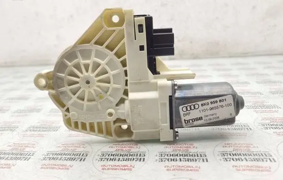 Audi A4 S4 B8 8K Front door window regulator motor 8K0959801