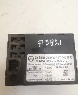 Gateway control module