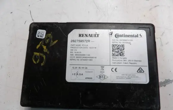 Renault Kadjar Other control units/modules 282759572R