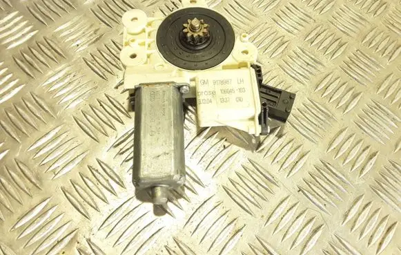 Opel Vectra C Front door window regulator motor 9178987