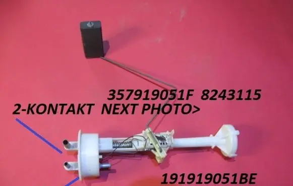 Seat Toledo I (1L) Fuel level sensor 191919051BE 357919051F
