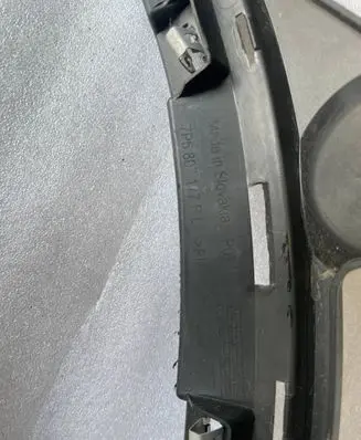 Porsche Cayenne (92A) Front bumper 7p5807177bl