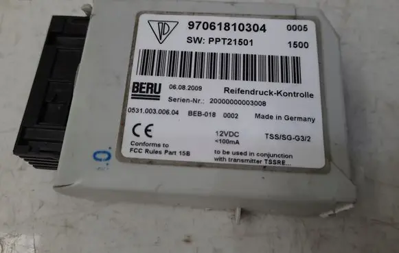 Porsche Panamera (970) Tire pressure control unit 97061810304