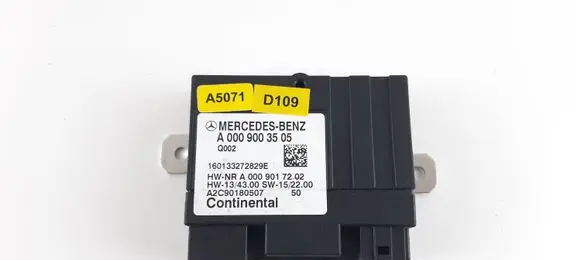 Mercedes-Benz GLC X253 C253 Fuel injection pump control unit/module A0009003505 A0009017202 A2C90180507