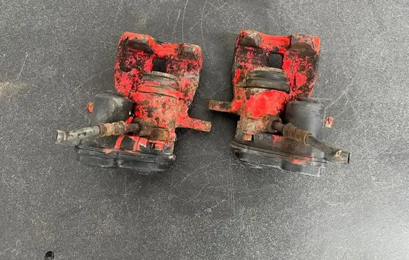 Audi A4 S4 B8 8K Rear brake caliper 32335478