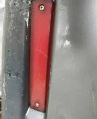 Mitsubishi Space Wagon Rear tail light reflector