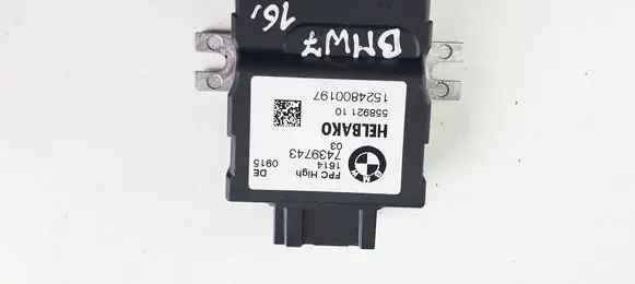 BMW 7 G11 G12 Fuel pressure regulator 743974399 7439743