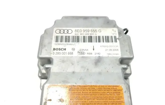 Audi A4 S4 B7 8E 8H Airbag control unit/module 8E0959655G 0285001668