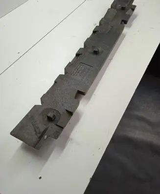 Front bumper foam support bar
