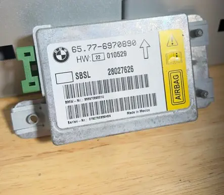 BMW 7 E65 E66 Airbag control unit/module 6970890 65776970890 28027626