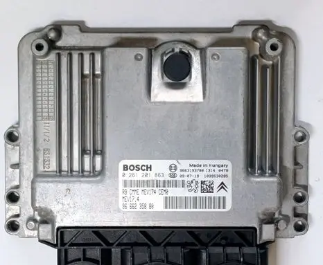 Peugeot 308 Engine control unit/module 9666235880 0261201863 MEV174
