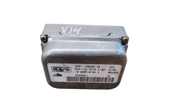 Volvo V50 ESP acceleration yaw rate sensor 3M5T14B296AB 10098501044 W576F29E11