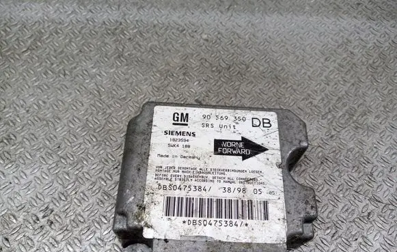 Opel Vectra B Airbag control unit/module 90569350DB
