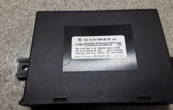 Mercedes-Benz E W212 Other control units/modules A2129000029