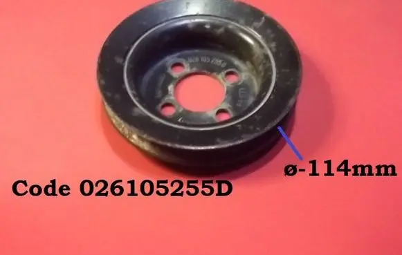 Seat Toledo I (1L) Crankshaft pulley 026105255D