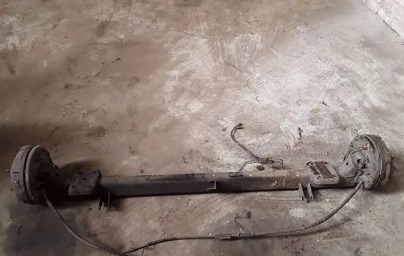 Rear axle beam