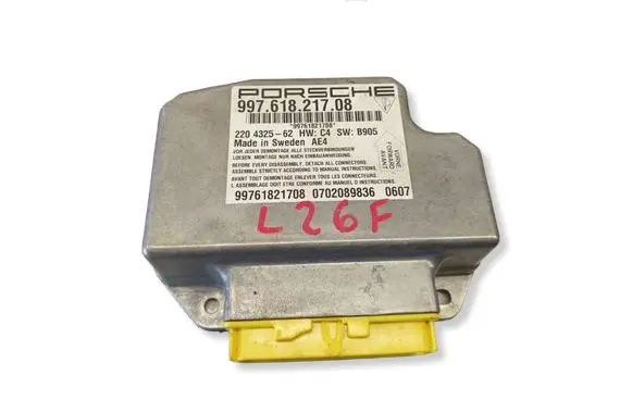 Porsche Boxster 987 Airbag control unit/module 99761821708 220432562 0702089836