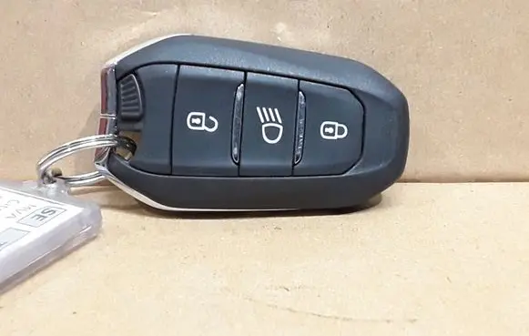 Citroen C4 III e-C4 Ignition key/card 9636956580