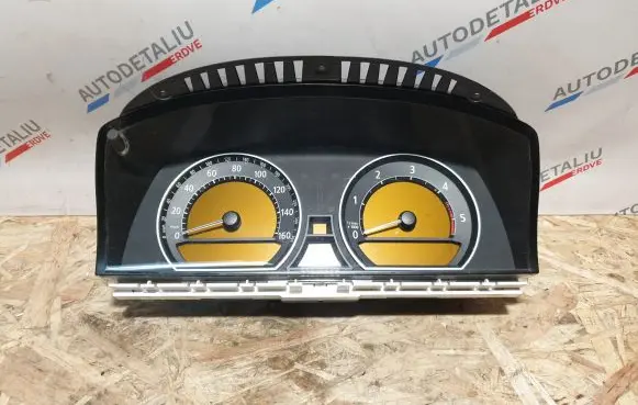 BMW 7 E65 E66 Speedometer (instrument cluster) 9140815 62119140815