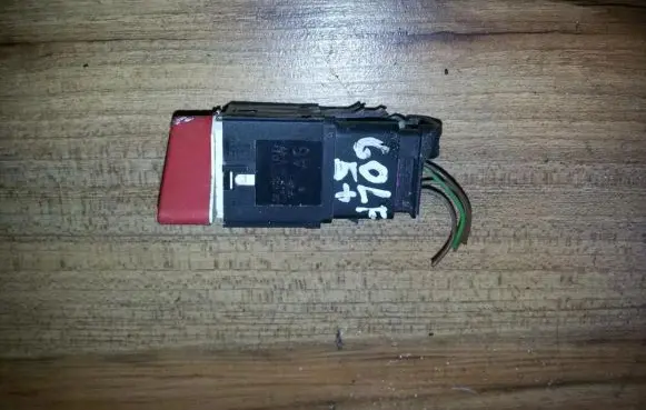Volkswagen Golf Plus Hazard light switch 5m0953509
