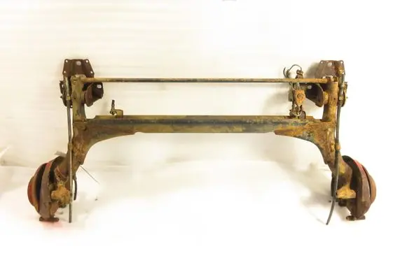 Rear axle beam