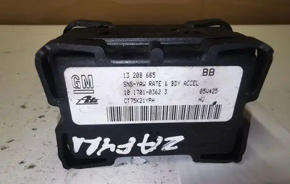 Opel Zafira B ESP acceleration yaw rate sensor 13208665 10170103623