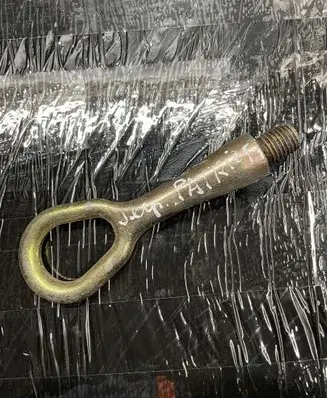 Towing hook eye