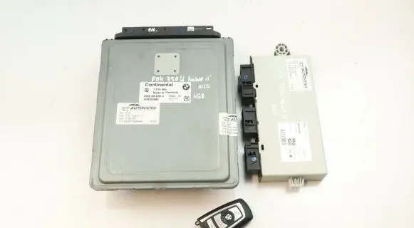 BMW 7 F01 F02 F03 F04 Engine ECU kit and lock set 7619884 5WK93889 DMEMSD854