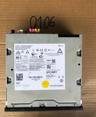 Volkswagen Caddy MMI control unit 2K7035869D