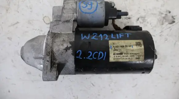 Mercedes-Benz E W212 Starter motor A6519062800