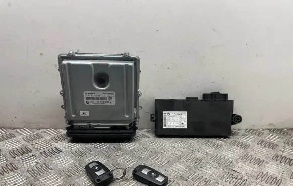 BMW 3 E90 E91 Engine ECU kit and lock set 8510829 0281017024 9237047