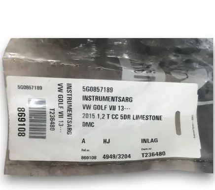Volkswagen Golf VII Dashboard trim 5G0857189 T236480