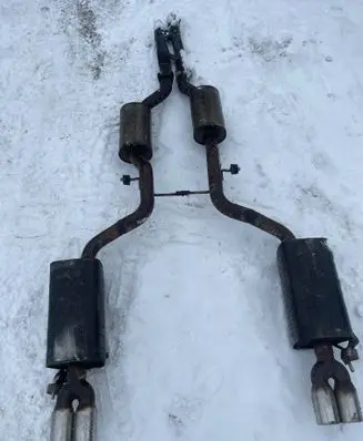 Mercedes-Benz S W220 Muffler/silencer 
