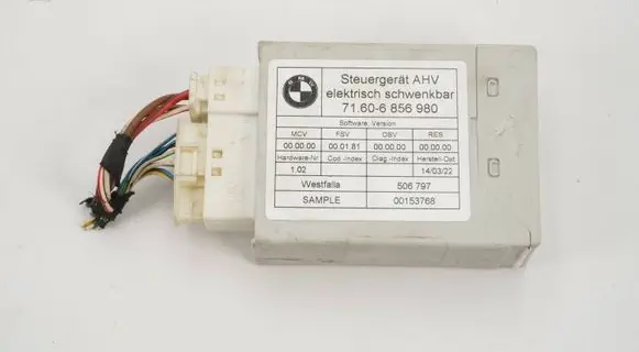 BMW 5 F10 F11 Tow bar trailer control unit/module 6856980