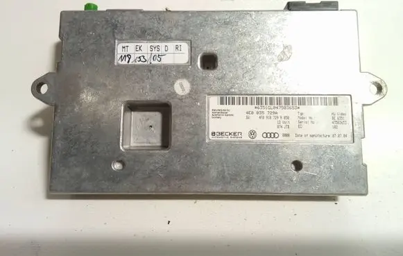 Audi A6 S6 C6 4F GPS navigation control unit/module 4E0035729A 4F0910729R