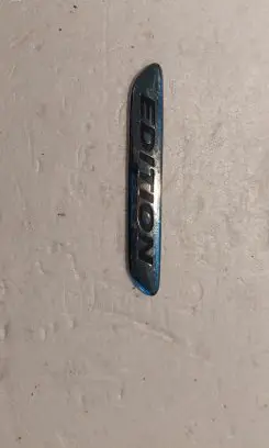 Mercedes-Benz A W177 Fender model badge letters EDITION