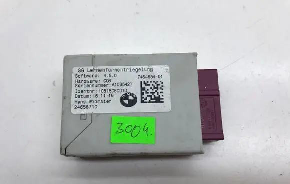 BMW X4 F26 Seat control module 7464634 10816060010 24658710