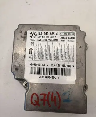 Audi Q7 4L Airbag control unit/module 4L0959655C 4L0910655D