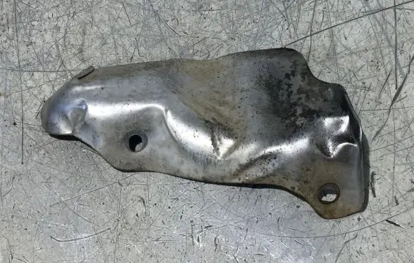 Heat shield in engine bay