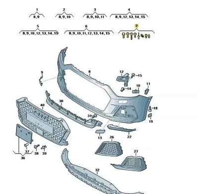 Audi A1 Tool set V04017001R