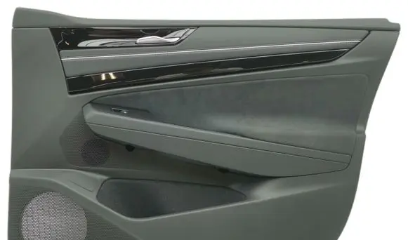 Front door card panel trim