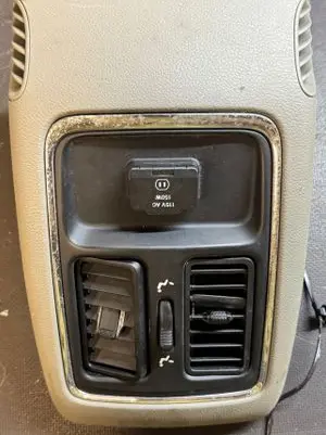 Jeep Grand Cherokee Cigarette lighter trim rear 05881180 1MC601D3AJ