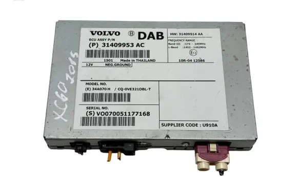 Volvo XC60 Antenna control unit C00VE321DBLT 31409953AC 34A070H