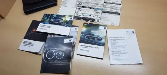 BMW 4 F32 F33 Owners service history hand book 2285793 2909827