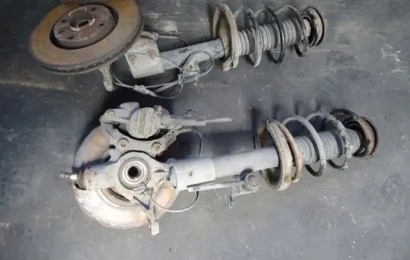 Peugeot 307 Front shock absorber with coil spring
