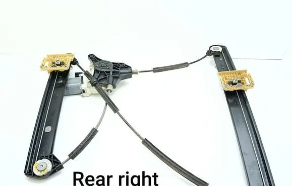 Audi e-tron Rear door window regulator with motor 4KE839462