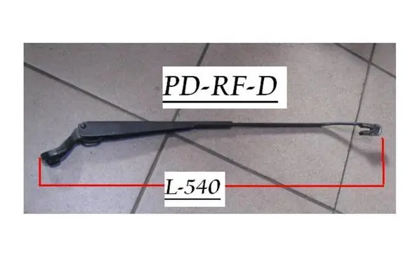 Renault Scenic I Front wiper blade arm 7700834482