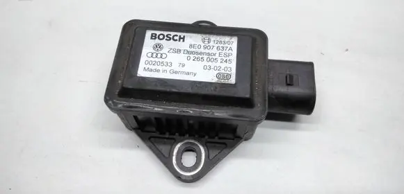 Audi A4 S4 B6 8E 8H ESP acceleration yaw rate sensor 8E0907637A